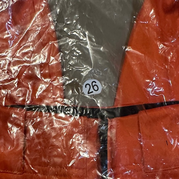 Never worn girls size 26 softball pants - orange - Picture 7 of 7